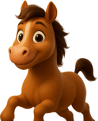 Mascotte cheval